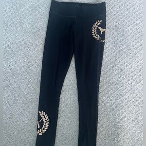 VS PINK Bling Graphic Yoga Leggings